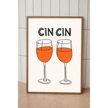 Taranist Poster Wine Cheers Cin Cin