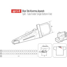 Ofis Turka Biye Tek Kıvırma Apara 20X10MM / Apr 6-R