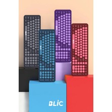 Bkb6 Daktilo Model Gri Ev Ofis Iş Yeri 2.4 Ghz Kablosuz Klavye Mouse Seti