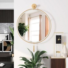 (Ortaboy) Ayna Massive Gold , Modern Dekoratif Duvar Aynası