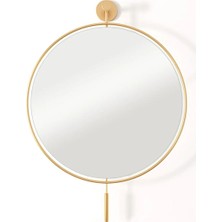 (Ortaboy) Ayna Massive Gold , Modern Dekoratif Duvar Aynası