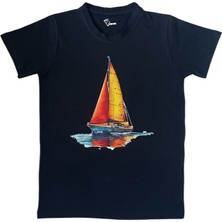 Ziege Pamuklu Interlock Baskılı T-Shirt