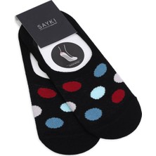 Hatemoğlu Siyah Ikili Puantiyeli Pamuklu Babet Çorap