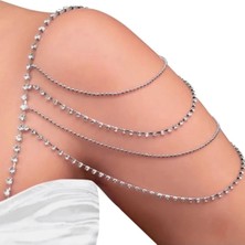 Taşlı Sütyen Askısı, Omuz Aksesuarı, Vücut Zinciri, Vücut Aksesuarı