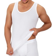 Boun Marche Erkek Atlet Premium 6'lı Penye Süprem  Pamuk