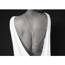Takıconcept Inci ve Kristal Detaylı Sırt Kolyesi