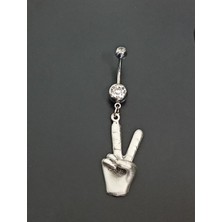 Takıconcept Cerrahi Çelik Zafer Sallantılı Göbek Piercing