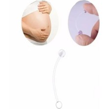 Takıconcept Bioplast Şeffaf Hamile Göbek Piercing Keloid Karşıtı