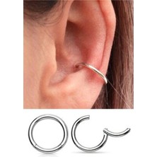 Takıconcept Cerrahi Çelik Ear Cuff,conch,orbital Halka Piercing