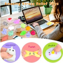 Ct Toys (3 Adet) Kawaii Süper Yumuşak Süper Esnek Squishy Hayvan Figürler, Sukuşi Oyuncak
