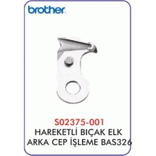 Brother BAS326 Elektronik Arka Cep Işleme Hareketli Bıçak