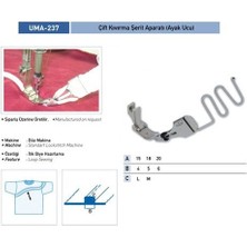 Ofis Turka Çift Kıvırma Şerit Apara(Ayak UCU)20X5MM/UMA-237(KS66)
