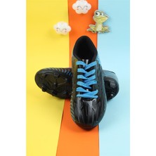Moda Lime Erkek Çocuk Krampon Çim Saha Erkek Çocuk Futbol Ayakkabı Çivili Futbol Spor Ayakkabısı