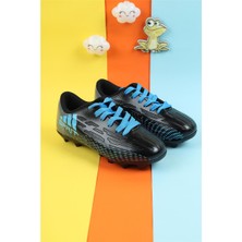 Moda Lime Erkek Çocuk Krampon Çim Saha Erkek Çocuk Futbol Ayakkabı Çivili Futbol Spor Ayakkabısı