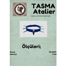 Tasma Atalier Büyük  Boy Dikenli Köpek Tasması