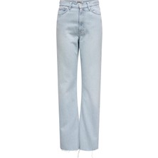 Only 15338090 Kadin Pantolon - Buz Mavi