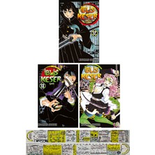 İblis Keser 12. 13. 14. Ciltler Manga Seti  (Matematik Öğreten Cetvel)  -  Koyoharu Gotouge