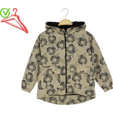 Erkek Çocuk Mont Kapüşonlu Kürklü