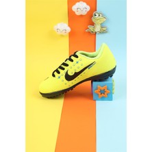 Moda Lime Profesyonel Çim-Halı Saha Kauçuk Taban Uniseks Futbol Ayakkabısı Halısaha Ayakkabı Futbol Ayakkabısı