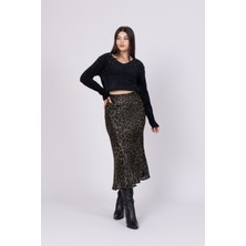 Saten Kumaş 85CM Beli Lastikli Etek Ürün Kodu 6718