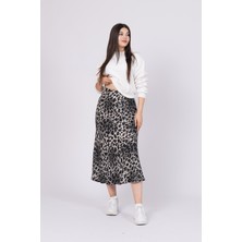 Saten Kumaş 85CM Beli Lastikli Etek Ürün Kodu 6718