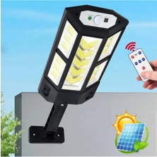 Etabel Ticaret LED Güneş Enerjili 3 Modlu Şarjlı Kumandalı Solar Aydınlatma Lamba