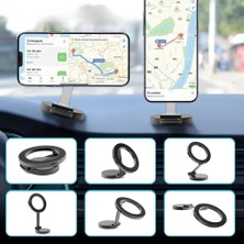 iPhone Uyumlu Magsafe Manyetik Mıknatıslı Araç İçi Telefon Tutucu