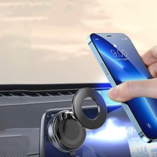 Fogy 360 Dönebilen Araç içi Mıklatıslı Tutucu Ayarlanabilir Kullanılabilen Vakumlu K007 Magsafe Telefon Tutucu