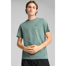 Puma ESS ELEVATED Tee Yeşil Erkek Kısa Kol T-Shirt
