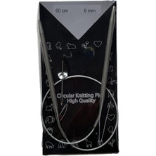 Elegantshop Misinalı Şiş 60 cm Çelik SMSC03