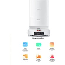 Premium Robot Vacuum X10+ Plus Çöp Istasyonlu Halı Tanıma Fonksiyonlu Akıllı Robot Süpürge