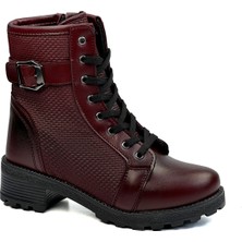Eformoda Bordo Kadın Bot EM418