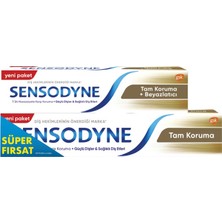 Sensodyne Diş Macunu Tam Koruma 75 ml + 50 ml Beyazlatıcı