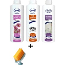 Genel Temizlik - Yağ Çözücü - Banyo Wc Temizleyici  +  ( Sabunluk Hediye'li ) 105- 126