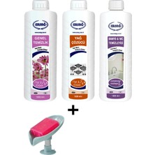 Genel Temizlik - Yağ Çözücü - Banyo Wc Temizleyici  +  ( Sabunluk Hediye'li ) 105- 124