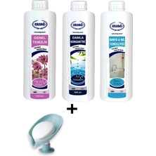 Genel Temizlik - Damla Konsantre - Bahar Kokulu Banyo Wc Temizleyici+  ( Sabunluk Hediye'li ) 105- 107