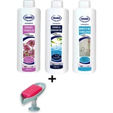 Genel Temizlik - Damla Konsantre - Bahar Kokulu Banyo Wc Temizleyici+  ( Sabunluk Hediye'li ) 105- 108