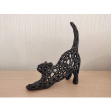 Voronoi Şeklinde Kedi Dekoru