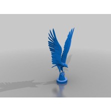 Yüksek Kanatlı Kartal Dekoru