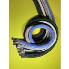 8 Adet Eşofman Kapüşon Sweatshirt Kordon Lastik Ipi - 110-130 cm Ip -Karışık Renk-Metal Uçlu Örgü