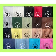 8 Adet Eşofman Kapüşon Sweatshirt Kordon Lastik Ipi - 110-130 cm Ip -Karışık Renk-Metal Uçlu Örgü