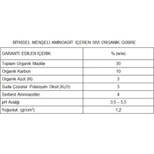 AREL CHEM PLANT NUTRİENTS Arel Chem Novamın ( Bitkisel Menşeli Aminoasit Içeren Sıvı Gübre) 1 Lt'lik Ambalaj