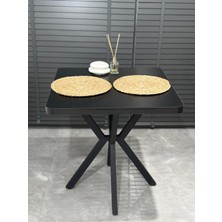 70X70 Yemek Masası Balkon Cafe Masa Sabit Masa Mutfak