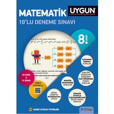 Sadık Uygun 8. Sınıf Matematik 10’lu Deneme Sınavı Video Çözümlü