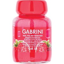 Gabrini Çilek Aromalı Cam Şişe Aseton 75 ml Tırnak Bakımı İçin Özel Formül