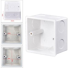 Anahtar Pri̇z Kasasi Siva Üstü Siva Alti 8X8CM