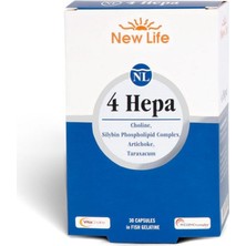 New Life 4 Hepa Takviye Edici Gıda 30 Kapsül