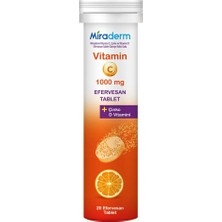 Miraderm Vitamin C 1000MG Efervesan 20 Tablet