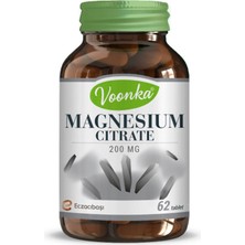 Voonka Magnezyum Sitrat 200MG 62 Tablet
