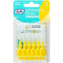 Tepe Blister Arayüz Fırçası Sarı 07MM 6 Adet